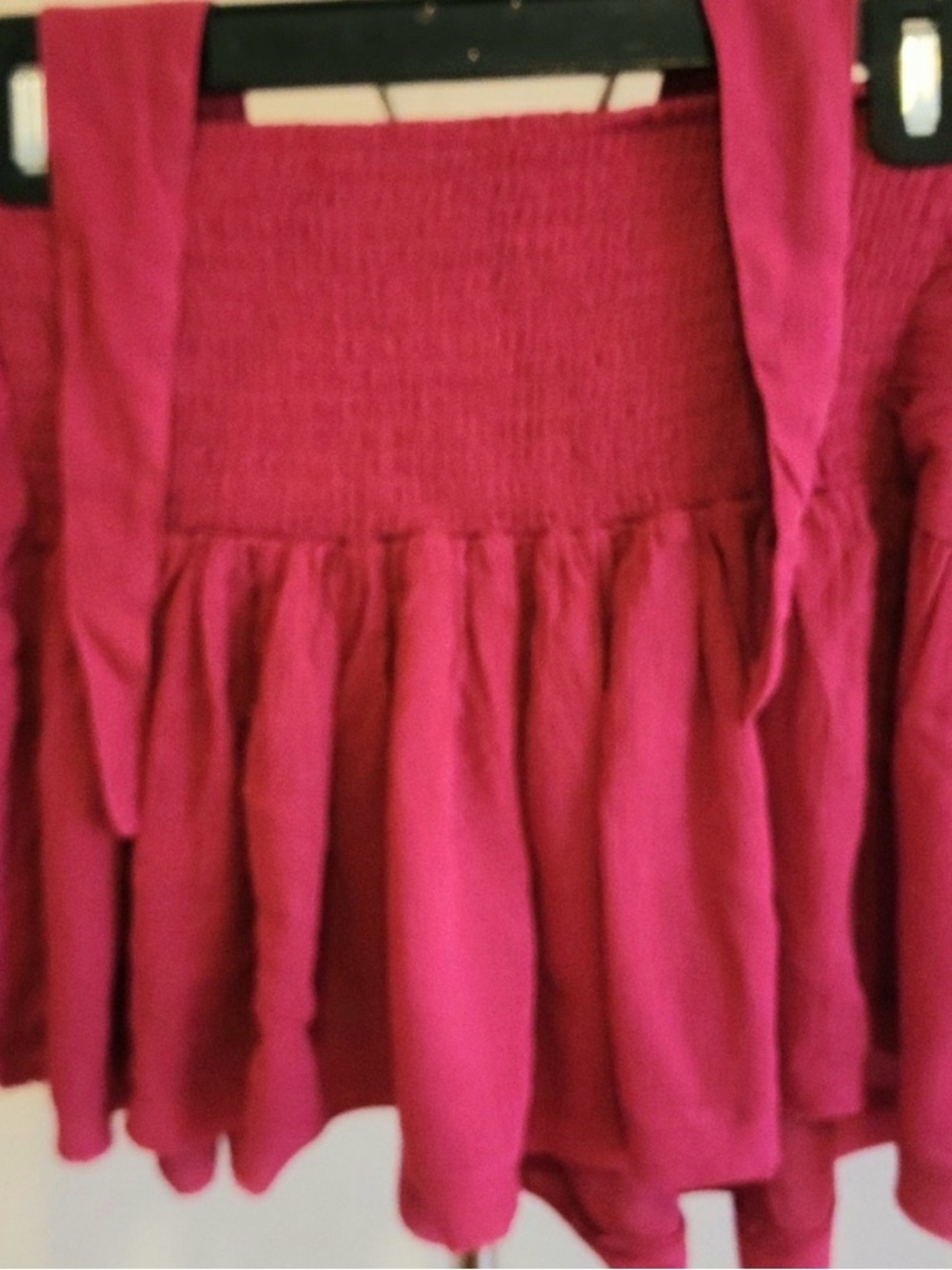 Free People Raspberry Ruffled Halter Top - Picture 4 of 6